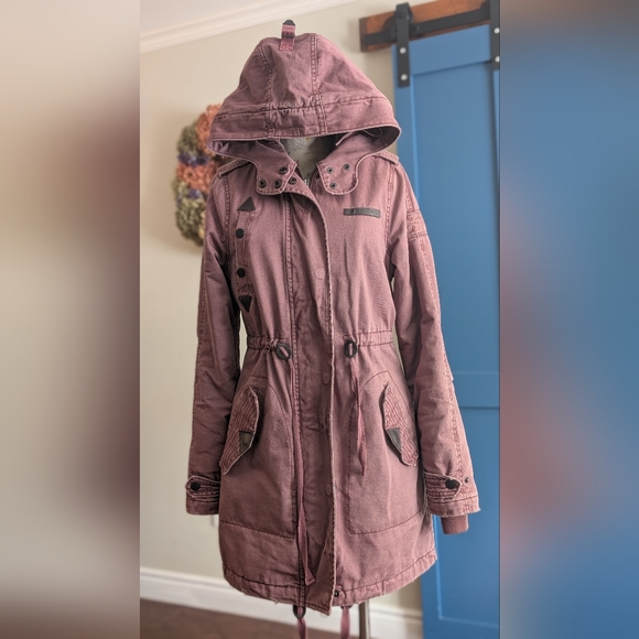 Triple Five Soul Jackets & Blazers - TRIPLE five  Soul Women's Hooded Jacket‎ in Mauve